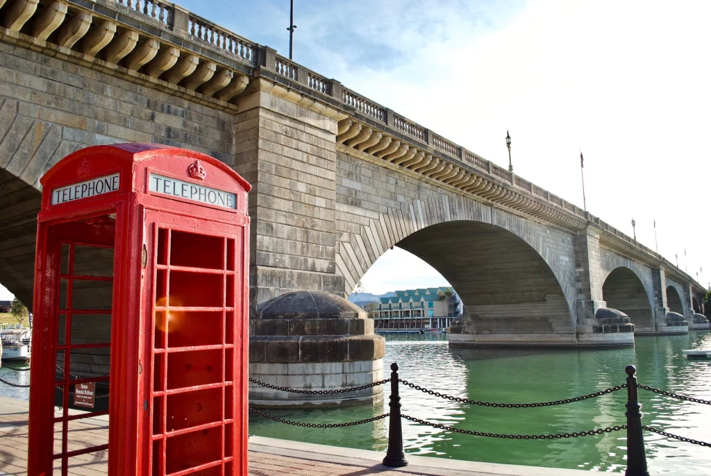 Iconic London Bridge in Lake Havasu City, AZ